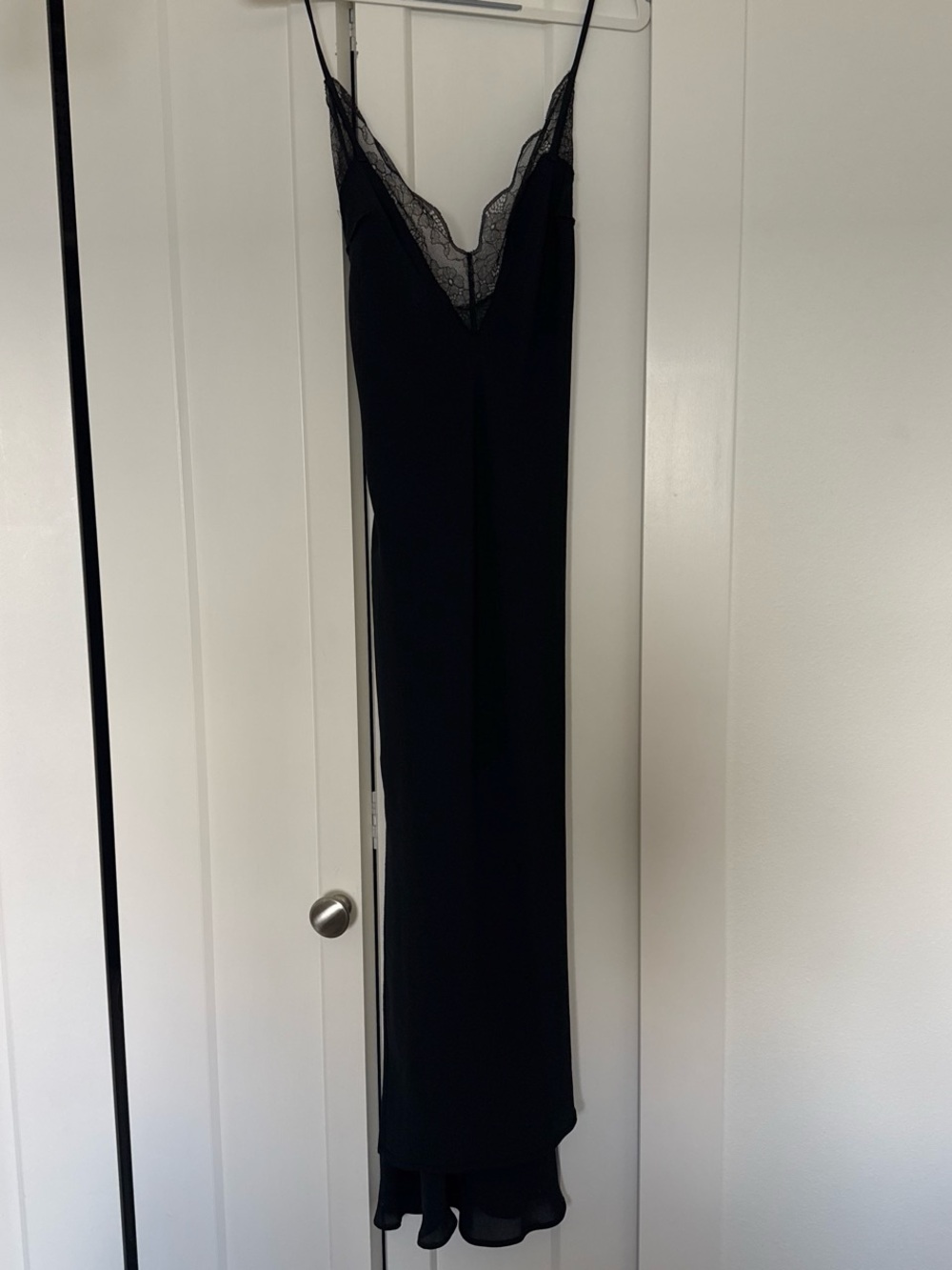 VS Black Lace Trim Slip Dress
